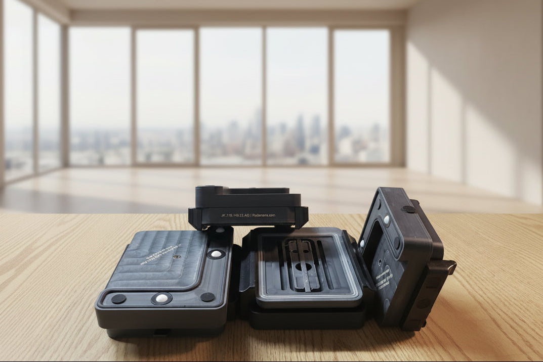 CNC Suction Blocks for circuit systems 35mm L Type - 50mm height (rotating)