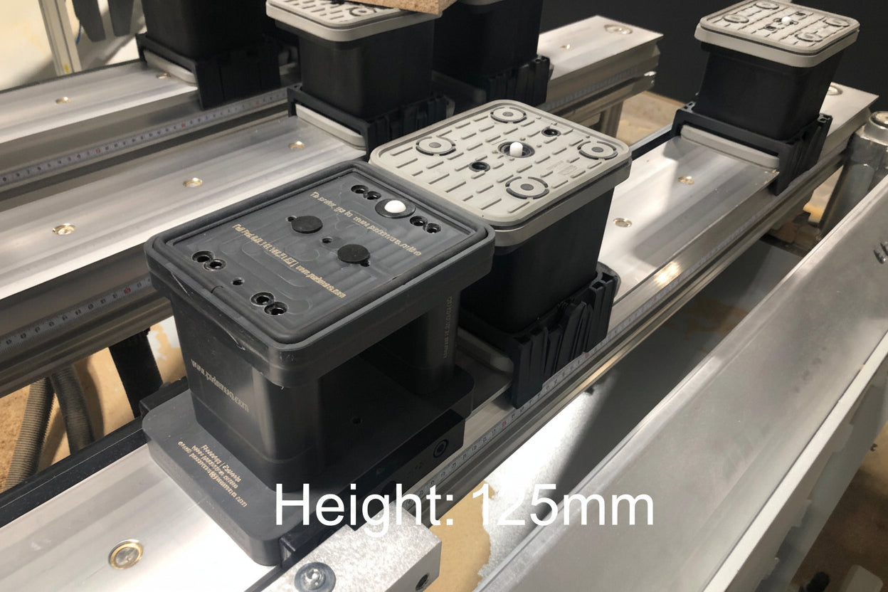 CNC-Suction Blocks for circuit systems 115*140 - 125mm height (Fixed)