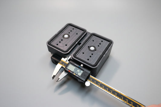 CNC Suction Blocks for circuit systems 115*75/75 - 50mm height (Fixed)