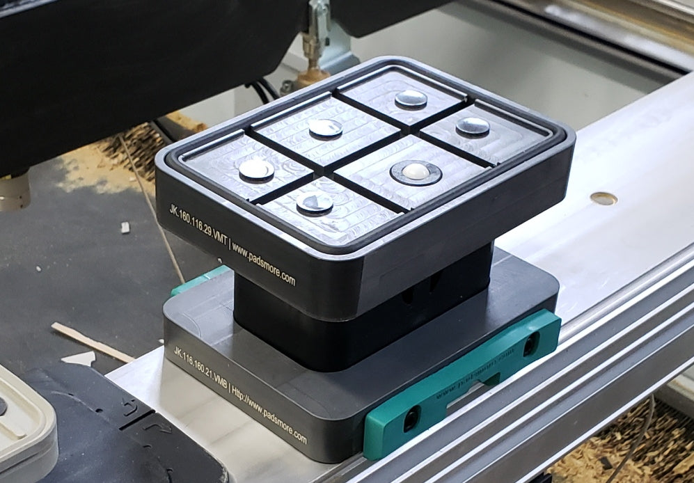 CNC-Fullsize Block for circuit system 115*160-100mm Height with light (VM Style)