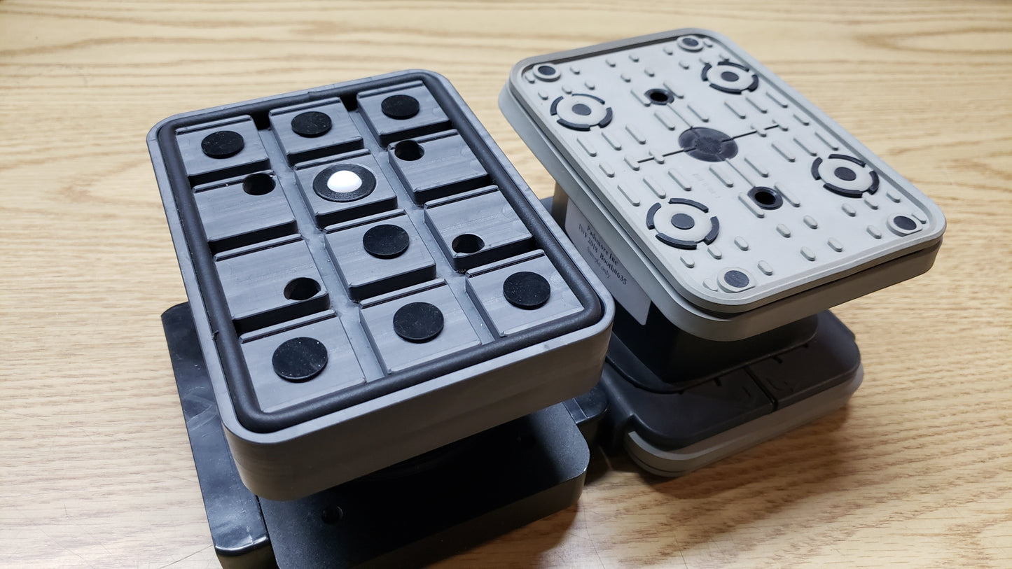 CNC Suction Blocks for circuit systems 160*115 - 100mm height (Rubber Top,Fixed)