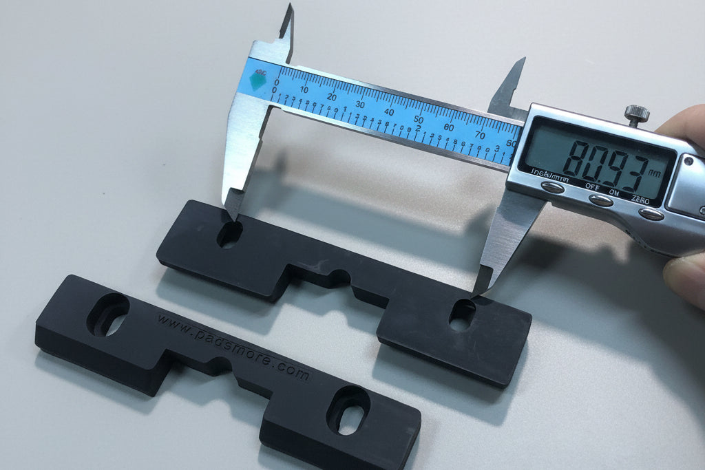 CNC - Height Adj Rubber Side Kick for circuit system base plate (Hard Rubber for circuit system)