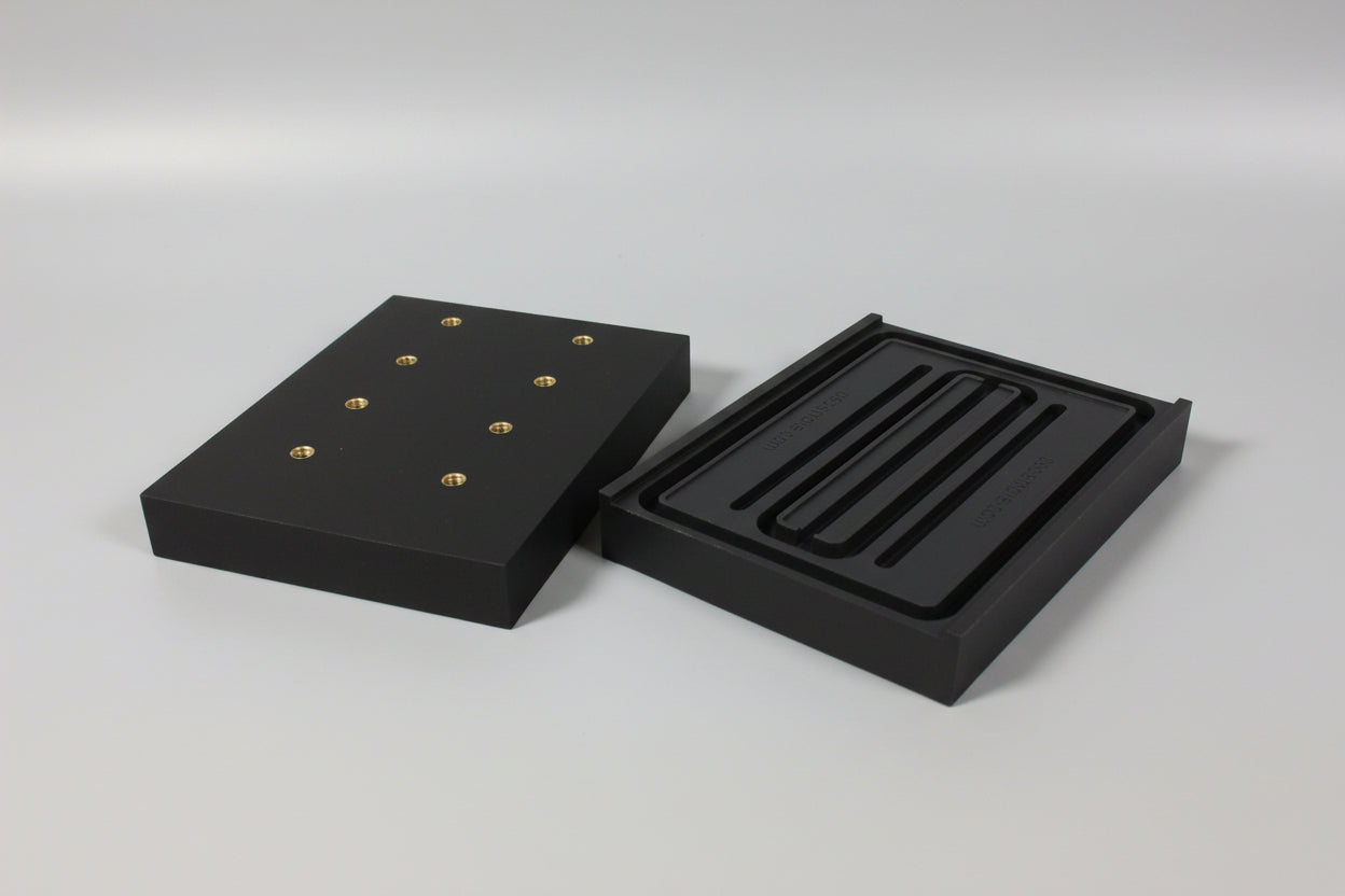 CNC-Universal Base for circuit system 125*160-21mm Height (Fixed/Hard Rubber)