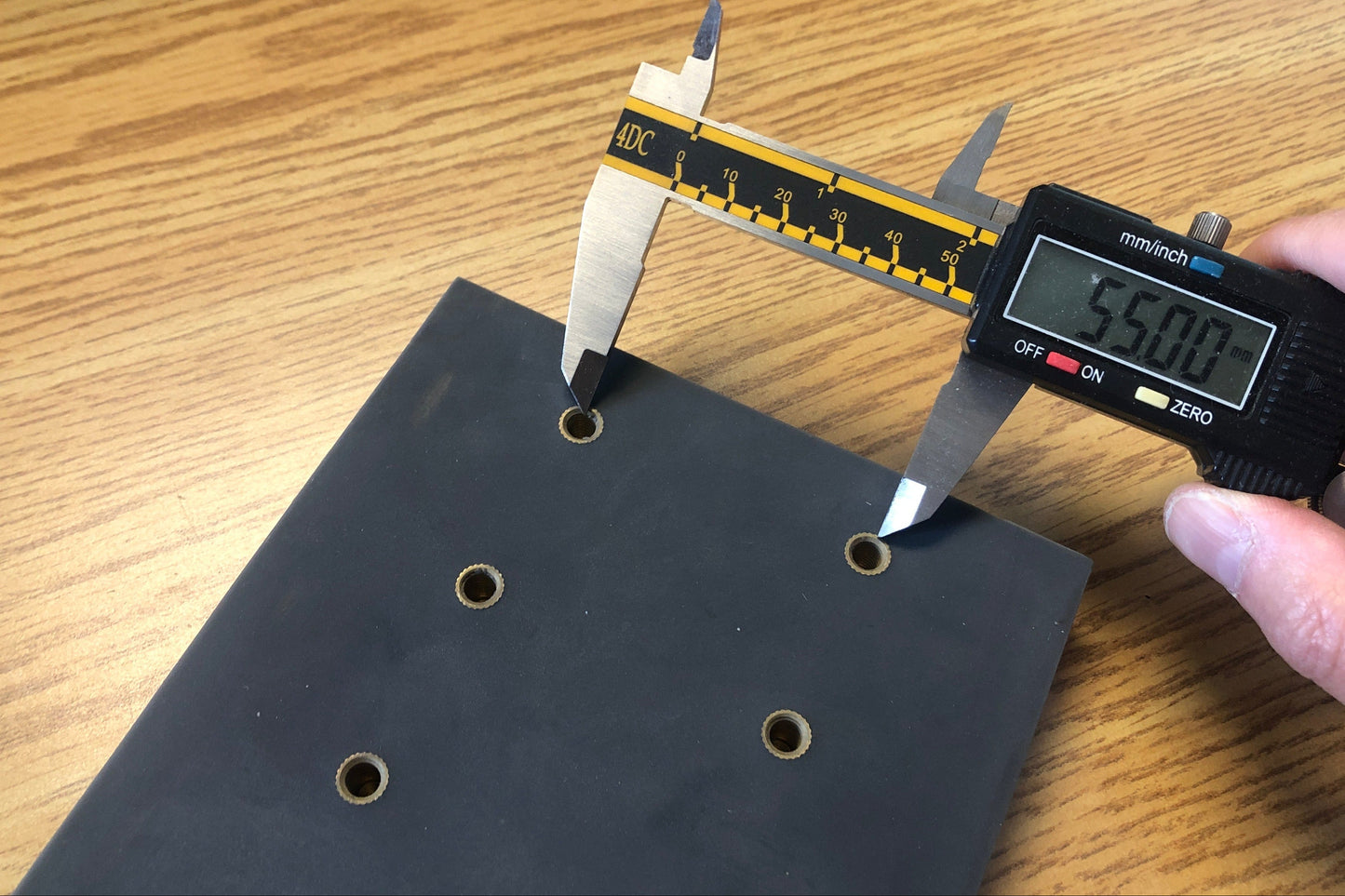 CNC-Universal Hard Rubber Base for circuit system 125*160-21mm Height (Fixed)