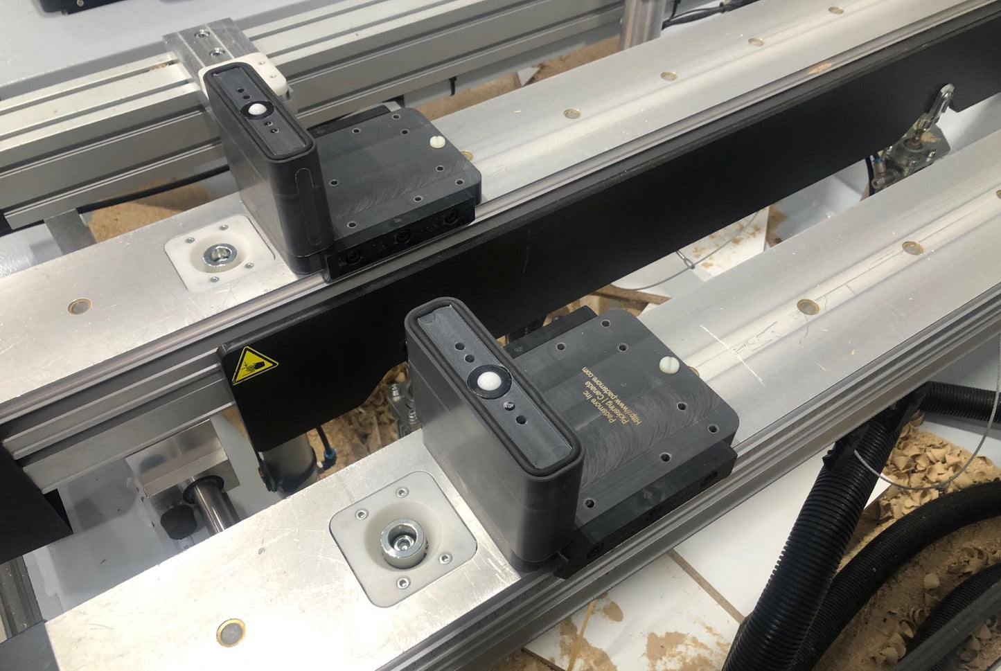 CNC Suction Blocks for circuit systems 125*35 - 100mm height (Extended)