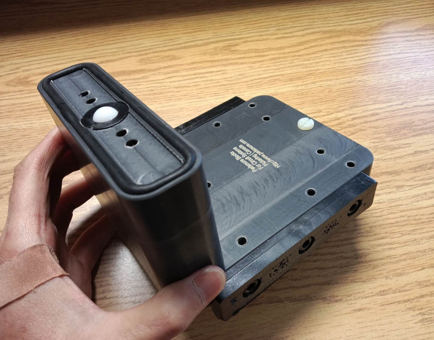 CNC Suction Blocks for circuit systems 125*35 - 100mm height (Extended)