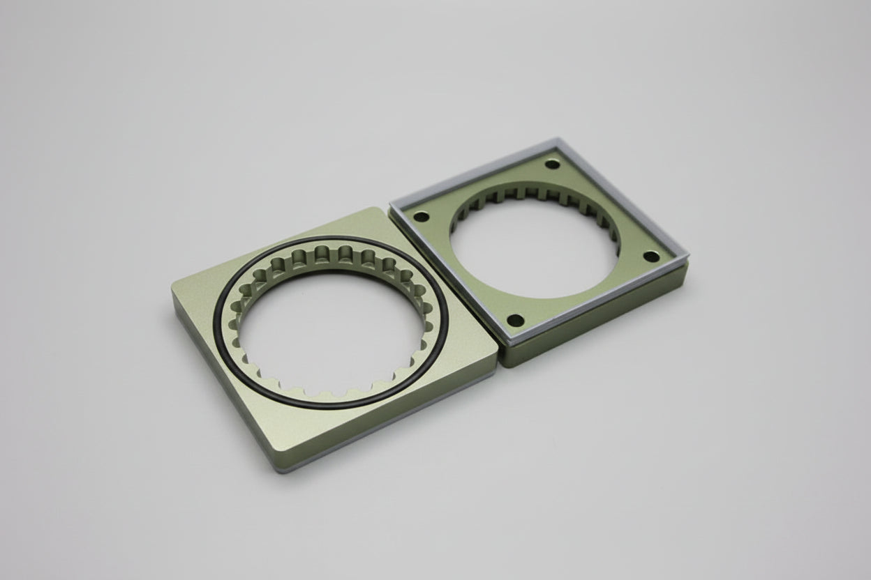 CNC-Universal Base for matrix flat table 130*130*16mm - Rotating 360 degree