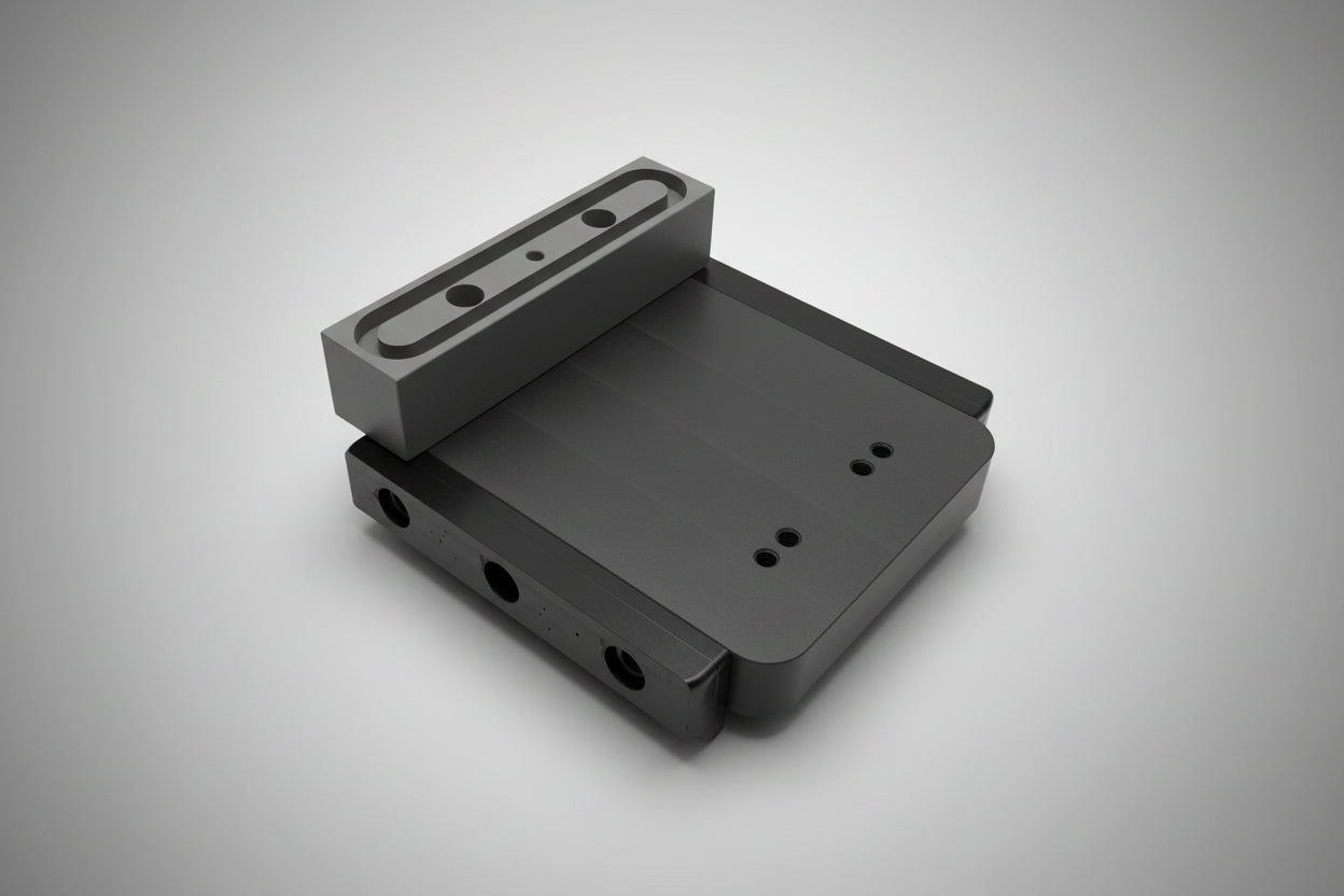 CNC Suction Blocks for circuit systems 132*28 - 50mm height (Fixed)