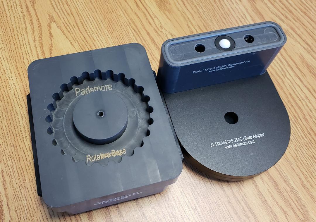 CNC-Suction Blocks for circuit systems 125*35 - 125mm height (Rotating)