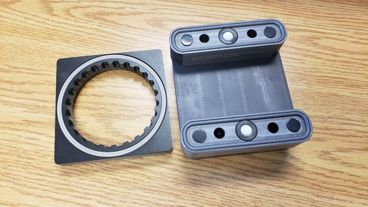 CNC Dual Suction Pad for matrix flatbed 132*35/35 -64mm Height