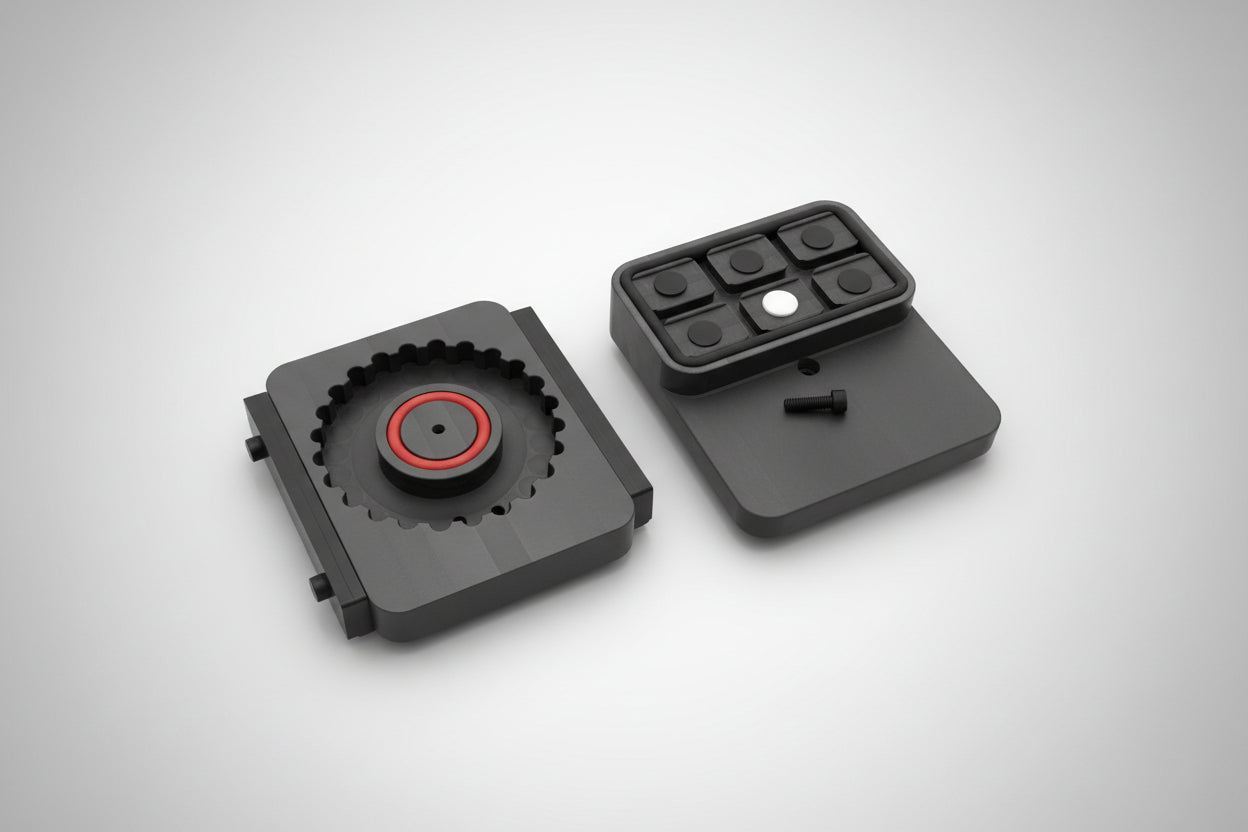 CNC Suction Blocks for circuit systems 132*75 - 50mm height (Rotating)