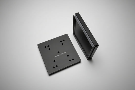 CNC-Base for free-standing flat table 132*132 - 16mm Height (Aluminium)