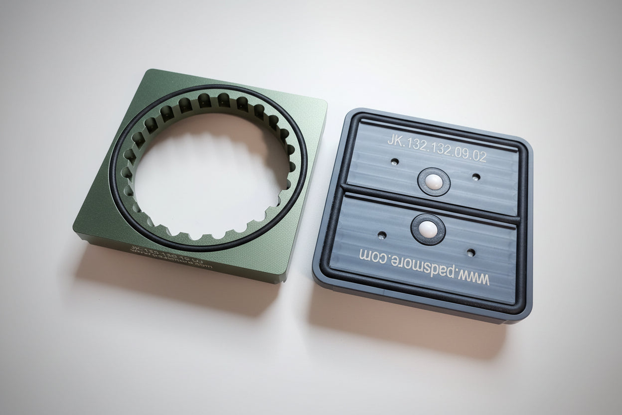 CNC Dual Suction Blocks for matrix flatbed 132*132 -  25mm Height