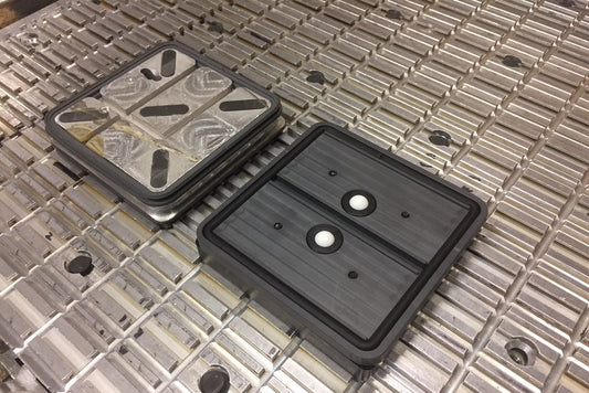 CNC Dual Suction Blocks for matrix flatbed 132*132 -  25mm Height