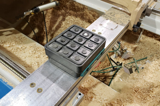 CNC Suction Blocks for circuit systems 132*146 - 50mm height (Rotating)