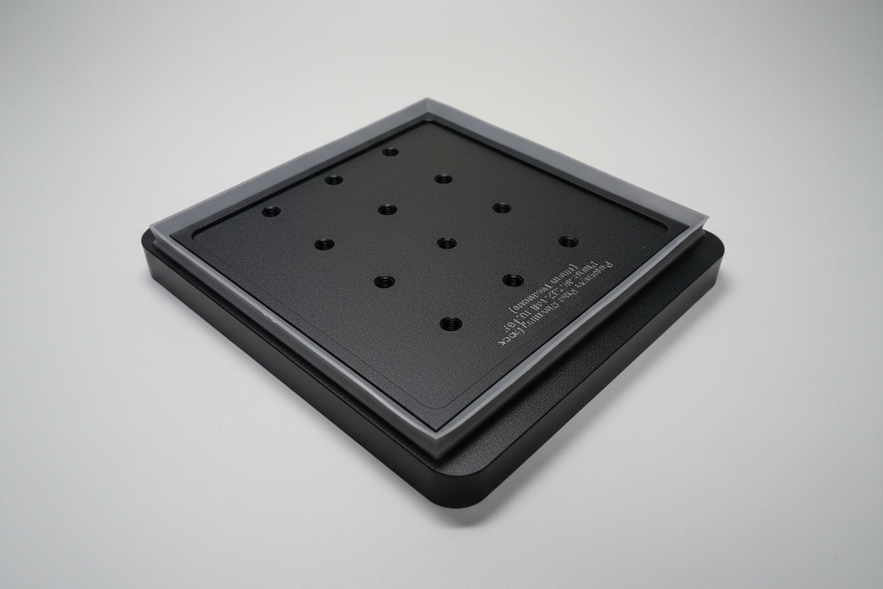 CNC-Base for free-standing flat table 132*146 - 16mm Height (Aluminium)