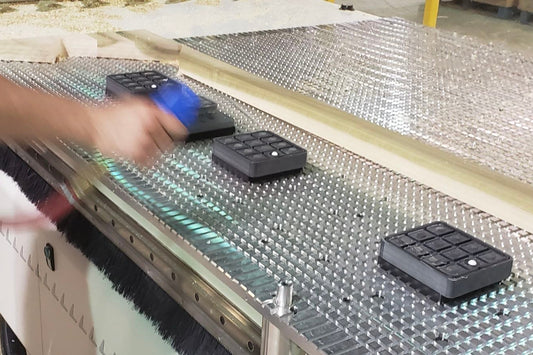 CNC Suction Blocks for matrix flatbed 132*146 - 45mm height