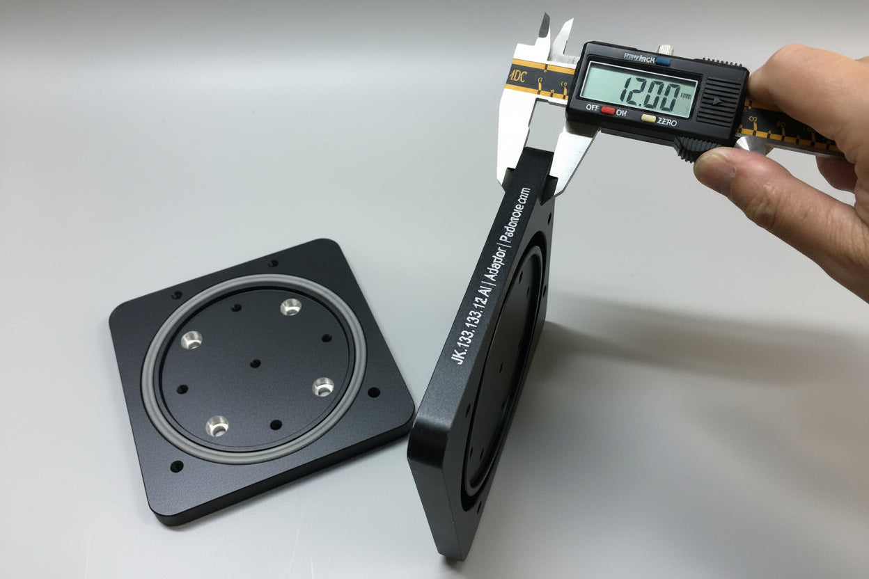 CNC-Base Adaptor 133*133 - 12mm Height