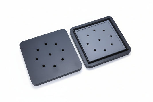 CNC-Base for free-standing flat table 146*146 - 19mm Height (Aluminium)