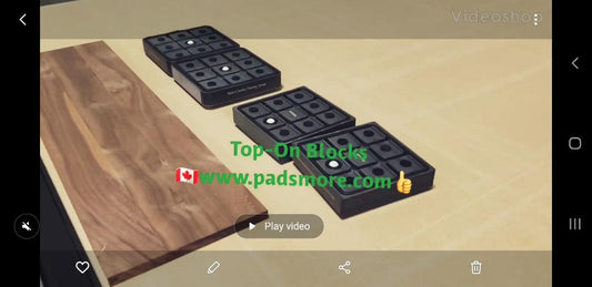 CNC Suction Blocks for flatbed free standing 146*146 - 29mm Height