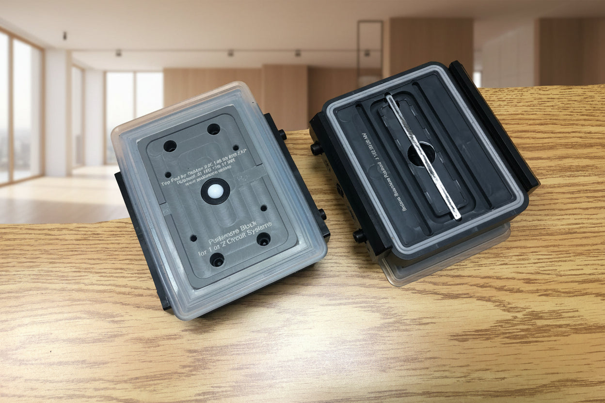 CNC Suction Blocks for circuit systems 160*115 - 50mm height (Rubber Top,Fixed)