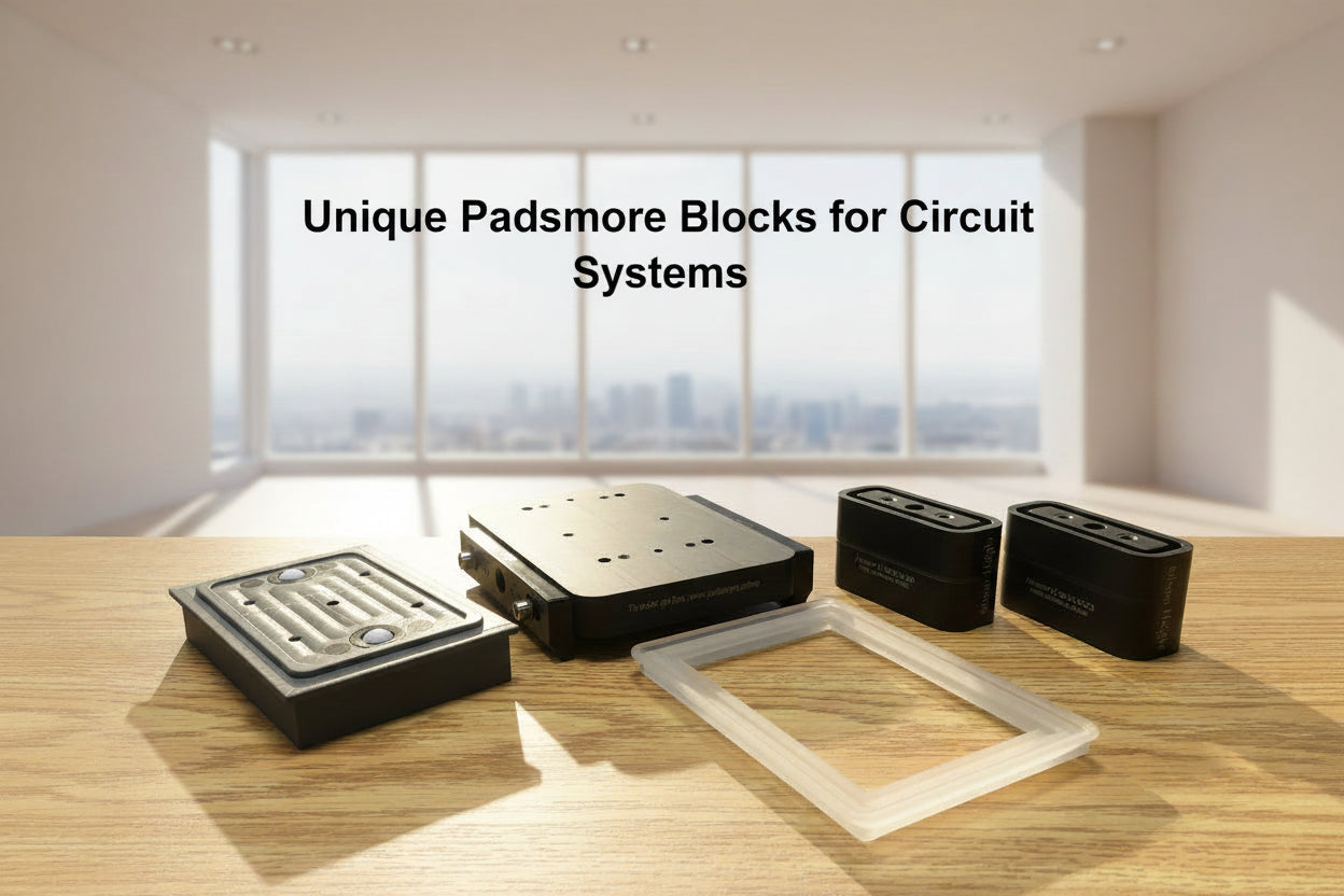 CNC Suction Blocks for circuit systems 160*115 - 100mm height (Rubber Top,Fixed)