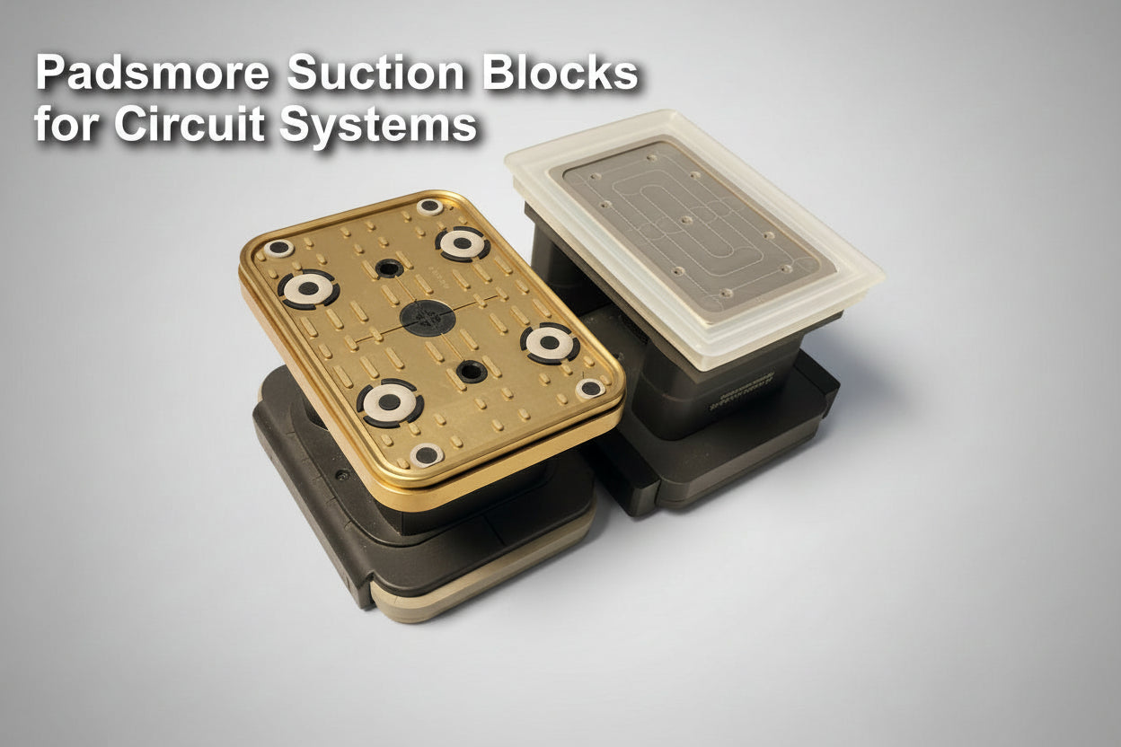 CNC Suction Blocks for circuit systems 160*115 - 100mm height (Rubber Top,Fixed)