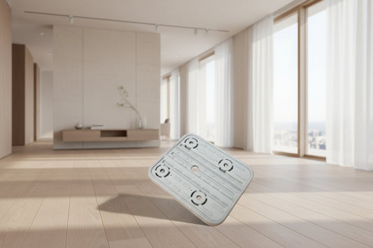 CNC - Rubber Pad 139*114mm for circuit system (Bottom/One Hole)