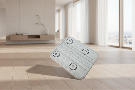 CNC - Rubber Pad 139*114mm for circuit system (Bottom/One Hole)