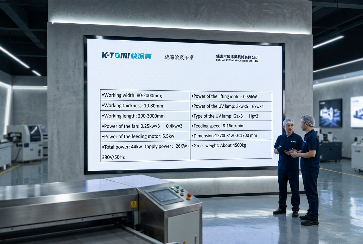 Edgebander - Edge Coating & Sanding Machine (For Soildwood and MDF)