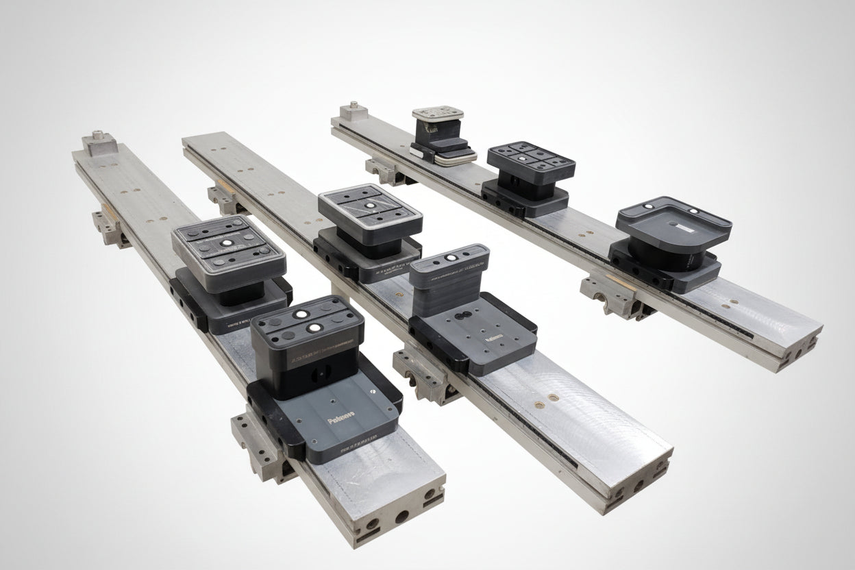 CNC Dual Suction Pad for circuit system 132*35/35 -100mm Height(Rotating)