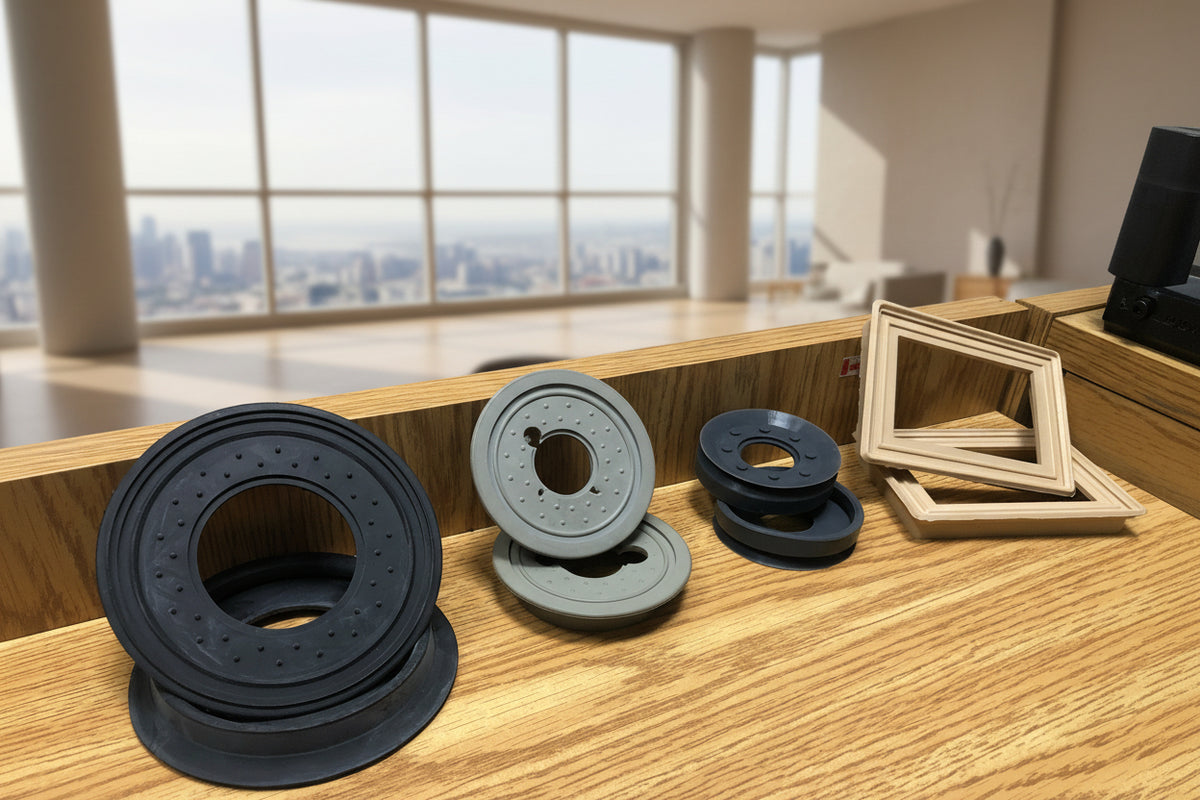 CNC Rubber Pod - Round 120mm