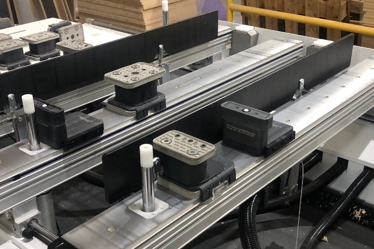 CNC Suction Blocks for circuit systems 135*35 - 100mm height (Fixed)