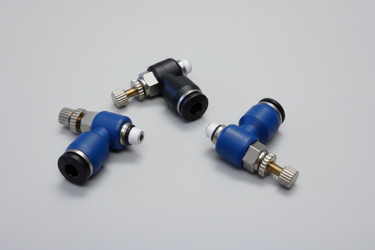 Tool - Pneumatic Adj L Fitting  G1/8-6mm