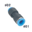 Tool - Pneumatic Quick Connector 6mm><4mm