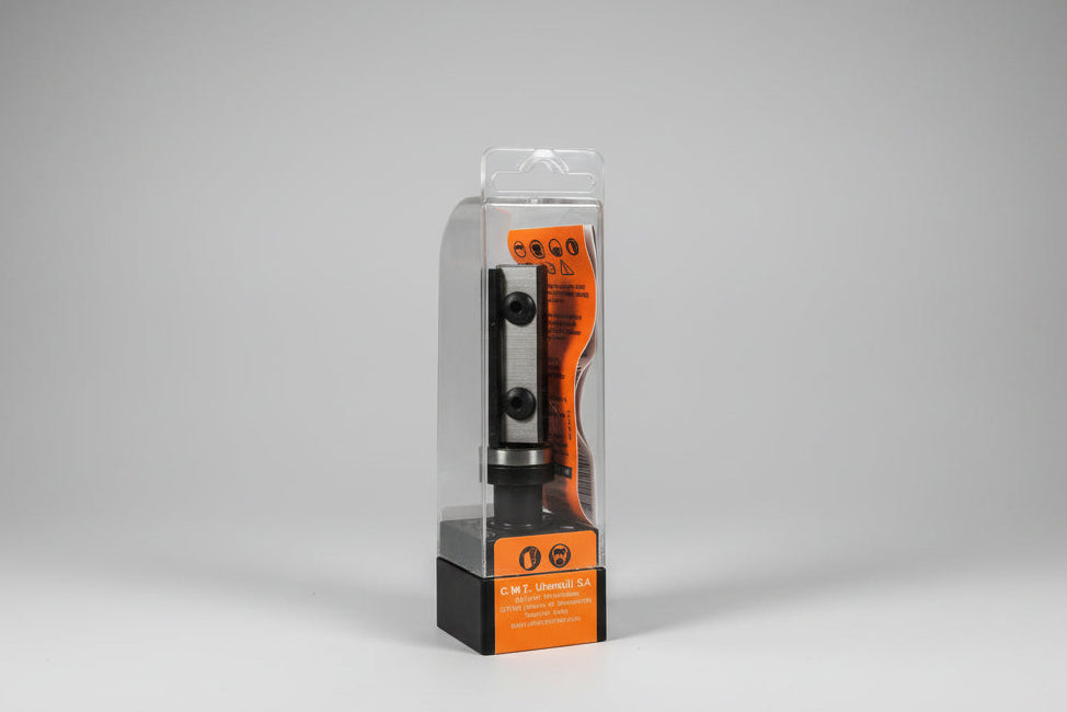 Tool - CMT Straight Router Bit with indexable knife - 19/48.3mm