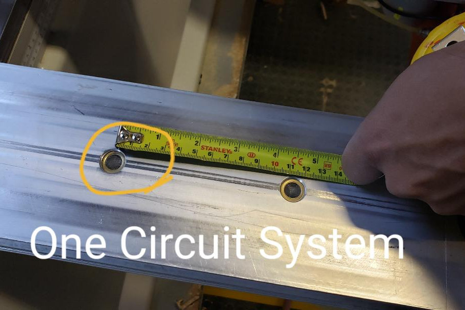 CNC Suction Blocks for circuit systems 132*50 - 50mm height (Fixed)