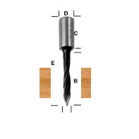 Tool - Drill Bit V Point 5*70mm Right Hand