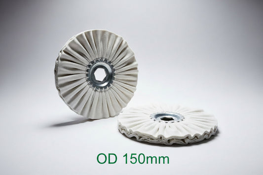 Edgebander-Buffing pads with hex center -id19/od150/t13mm