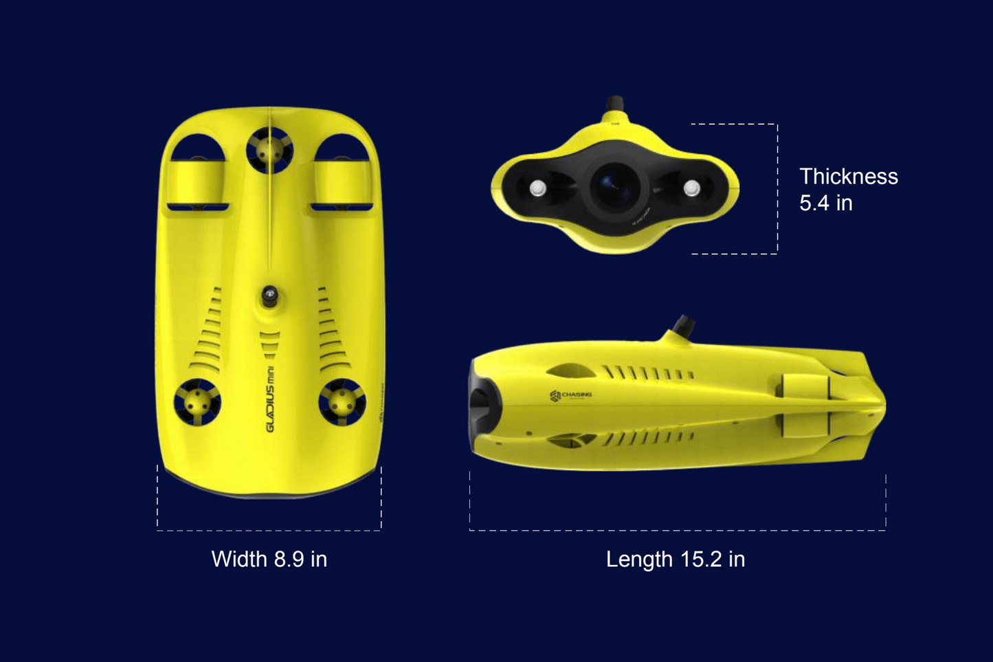 Chasing Underwater Drone - Mini 100 Retail Package (Refurbished)